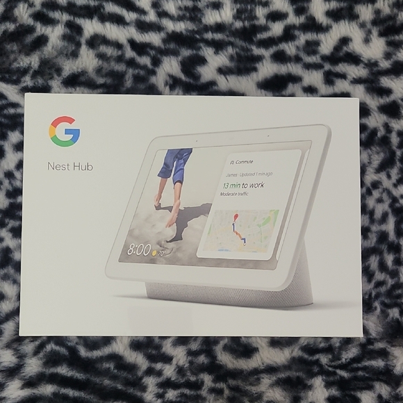 Google Nest Hub 2nd Gen - Gray and White New In Box - Picture 1 of 6